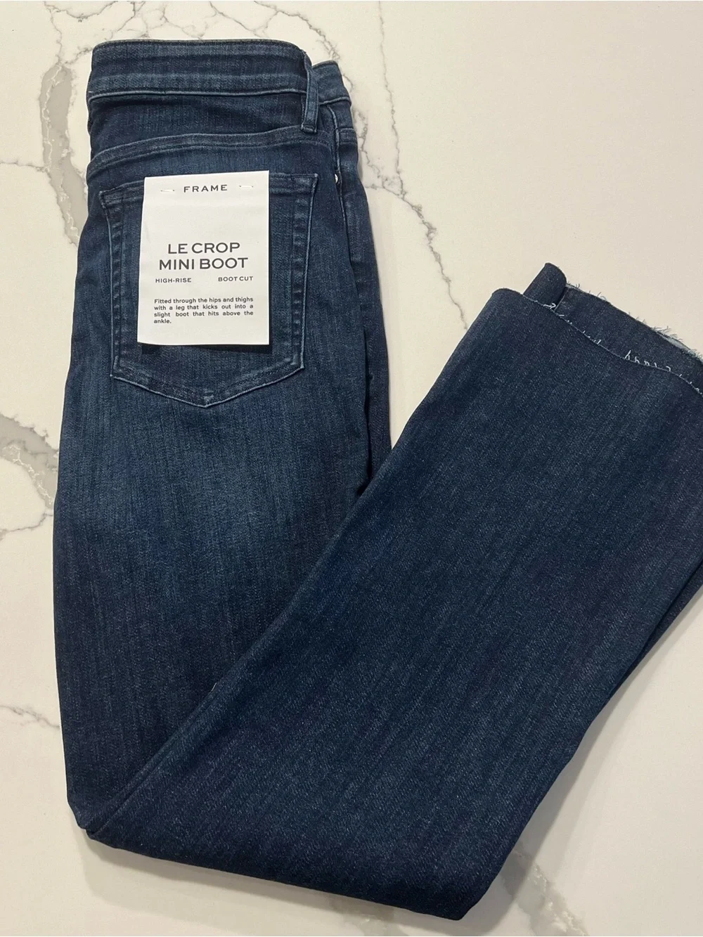 FRAME Le Crop Mini Boot Cascade Hem Jeans Size 29 😎*Price is firm*❤️ - Picture 8 of 15